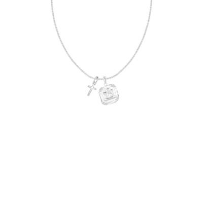 The M Jewelers The Doux Angel Cross Necklace | ModeSens