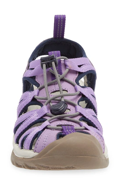 Shop Keen 'whisper' Water Friendly Sport Sandal In Chalk Violet/ English Lavender
