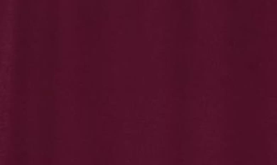 Nina Leonard Jewel Neck Miracle Matte Jersey Dress In Wine/black