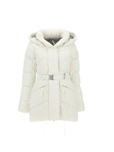 Shop Canada Goose Marlow Belted Coat In White