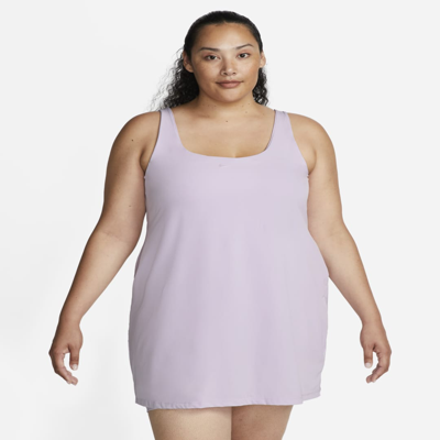 Shop Nike Women's Bliss Luxe Training Dress (plus Size) In Purple