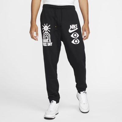 Shop Nike Men's  Sportswear French Terry Pants In Black