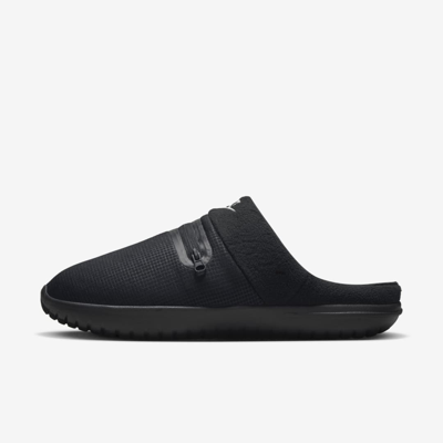 Shop Nike Men's Burrow Slippers In Black