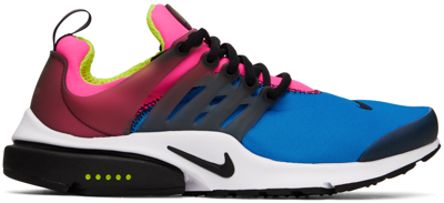 Shop Nike Blue & Pink Air Presto Sneakers In Photo Blue/black-pin