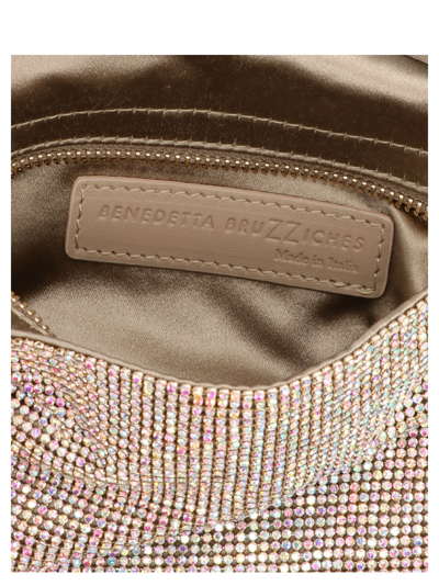 Shop Benedetta Bruzziches Vitty La Mignon Shoulder Bag In Silver