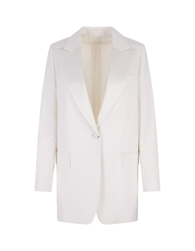 Shop Max Mara White Nerone Jacket In Bianco