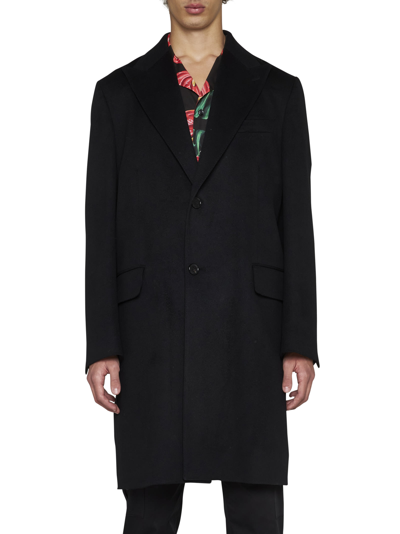 Shop Dolce & Gabbana Coat In Nero