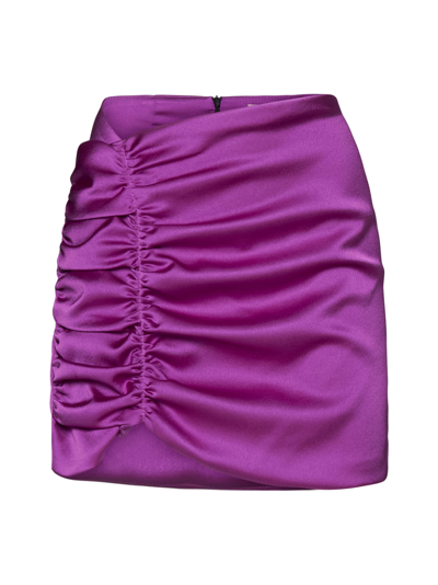 Shop Nineminutes Skirt In Plum