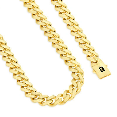 Pre-owned Nuragold 10k Yellow Gold Royal Monaco Miami Cuban Link 17mm Chain Mens Curb Necklace 26"