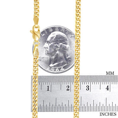 Pre-owned Nuragold 14k Yellow Gold Mens 3mm Miami Cuban Link Chain Italian Pendant Necklace 26"