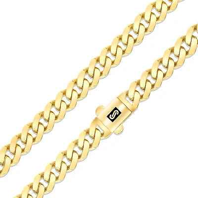 Pre-owned Nuragold 10k Yellow Gold Royal Monaco Miami Cuban Link 6mm Chain Mens Curb Necklace 28"
