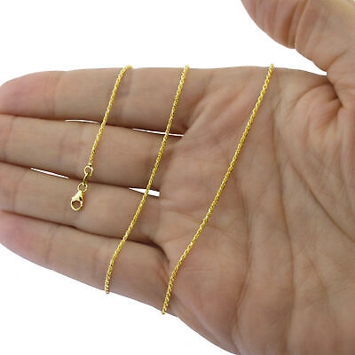 Pre-owned Nuragold 14k Yellow Gold Solid 2.5mm Diamond Cut Rope Chain Italian Bracelet Mens 8"
