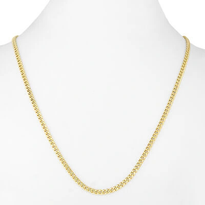 Pre-owned Nuragold 14k Yellow Gold Mens 4.5mm Miami Cuban Link Chain Italian Pendant Necklace 28"