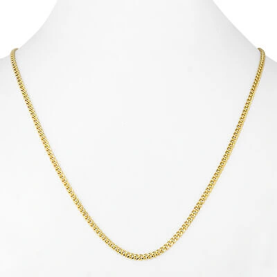Pre-owned Nuragold 14k Yellow Gold 4mm Miami Cuban Link Chain Italian Necklace Womens 16"