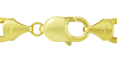 Pre-owned Nuragold 10k Yellow Gold 9mm Wide Figaro Chain Italian Link Pendant Necklace Mens 28"