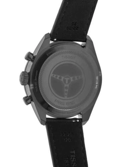 Pre-owned Tissot Prs 516 Chronograph Quartz Black Dial 45 Mm Watch T1316173605200