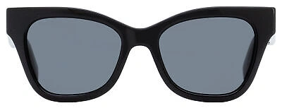 Pre-owned Gucci Rectangular Sunglasses Gg1133s 001 Black 52mm 1133 In Gray