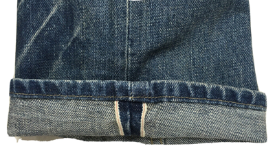 Pre-owned Slab By Rick Owens Mkd2001 Jeans Vintage Straight Leg Blue Hogs Faded Denim