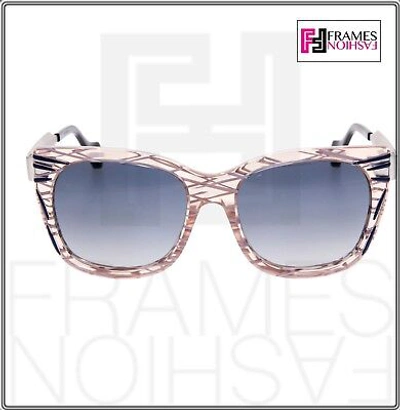 Pre-owned Fendi Thierry Lasry Kinky Ff0180s Palladium Pink Square Metal Sunglasses 0180 In Vdovk