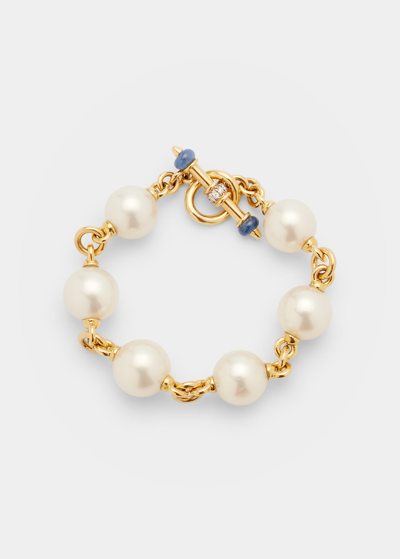 Shop Verdura South Sea Pearl Toggle Bracelet