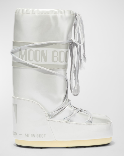 Shop Moon Boot Classic Icon Bicolor Tall S In White