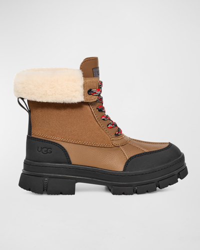 Shop Ugg Ashton Addie Waterproof Winter Boots In Chestnut