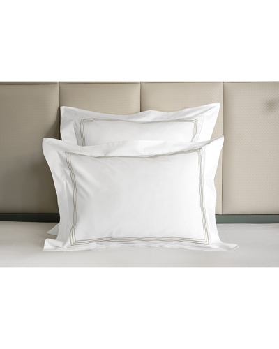 Shop Signoria Firenze Granduca 600 Thread Count King Sham In White/pearl