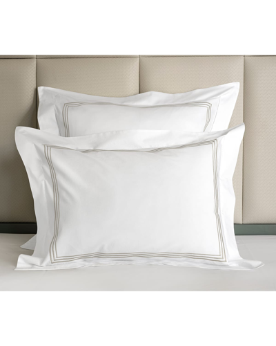 Shop Signoria Firenze Granduca 600 Thread Count European Sham In White/pearl