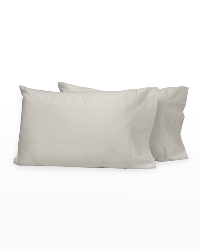Shop Signoria Firenze Nuvola Percale Pillowcases In Pearl