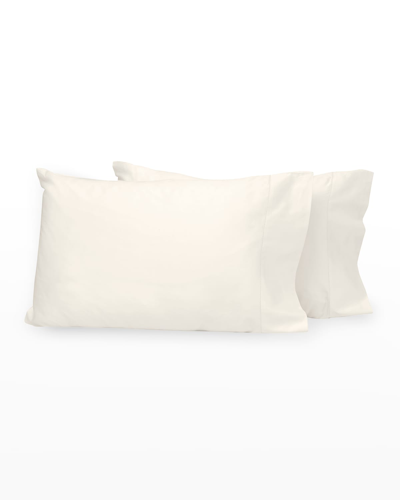 Shop Signoria Firenze Nuvola Percale Pillowcases In Ivory