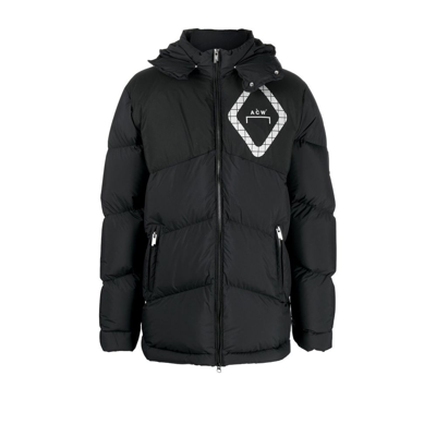 A-cold-wall* A-cold-wall Panelled Down Jacket In Black