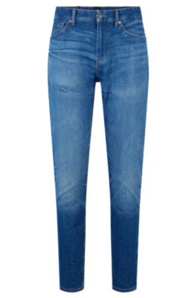 Hugo Boss Slim-fit Jeans In Blue Italian Denim With Organic Cotton |  ModeSens