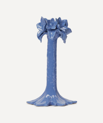 Shop House Of Hackney Flora Fantasia Candlestick Cornflower Blue