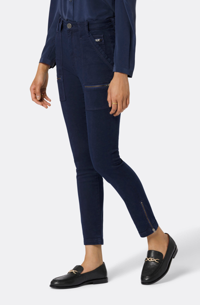 Shop Joie High Rise Park Skinny Pants In Blue