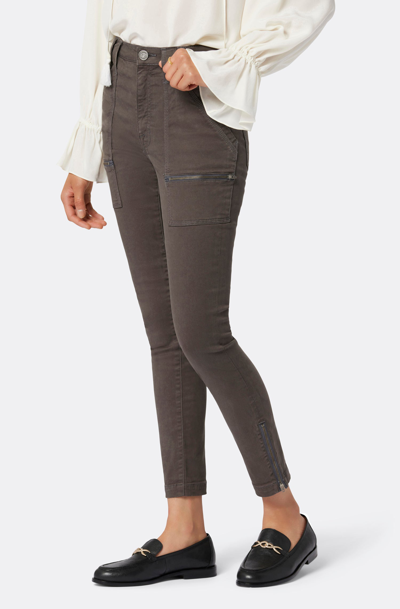 Shop Joie High Rise Park Skinny Pants In Brown