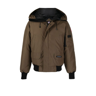 Shop Canada Goose Green Chilliwack Hooded Jacket
