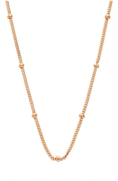 Shop Sethi Couture Bead Station Chain In Rose