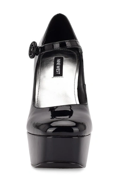 Nine West Women's Kares Platform Mary Jane Heels Women's Shoes In Black |  ModeSens