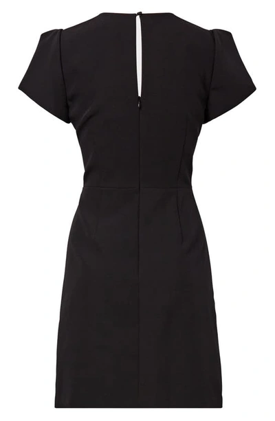 Shop Milly Atalie Cady A-line Dress In Black