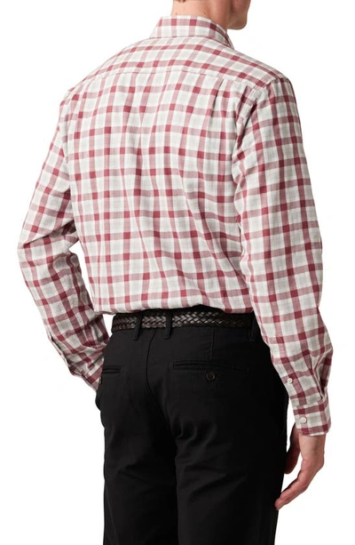 Rodd & Gunn Boltons Original Fit Check Button-up Shirt In Crimson