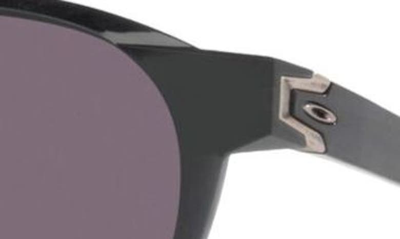 Oakley 54mm Prizm™ Polarized Round Sunglasses In Black Grey