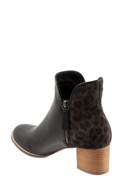 Bueno Jenna Bootie In Black Leopard