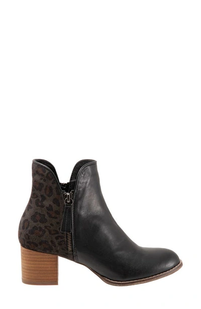 Bueno Jenna Bootie In Black Leopard