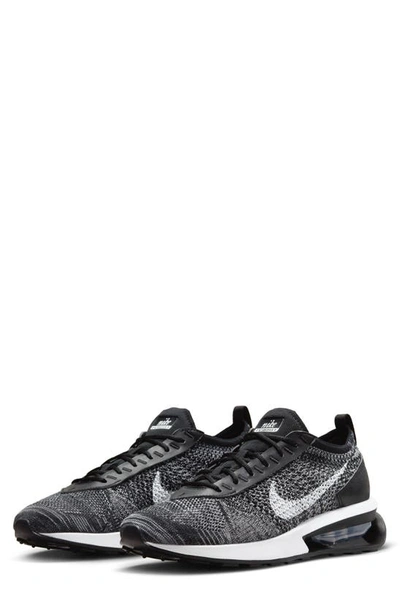 Shop Nike Air Max Flyknit Racer Sneaker In Black/ White