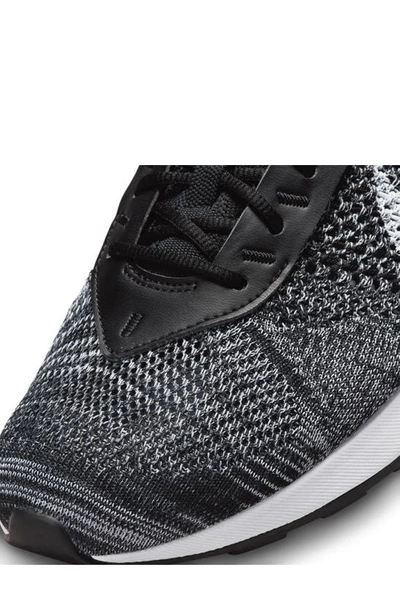 Shop Nike Air Max Flyknit Racer Sneaker In Black/ White