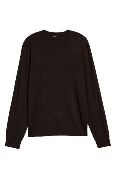 Shop Theory Regal Crewneck Sweater In Mink Melange