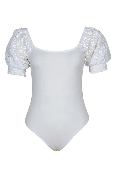 Shop Minkpink Think Twice Bodysuit In White