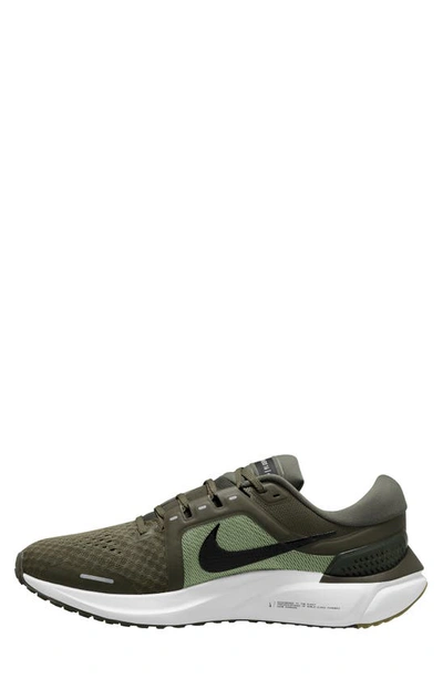Shop Nike Air Zoom Vomero 16 Road Running Shoe In Medium Olive/ Black/ Khaki