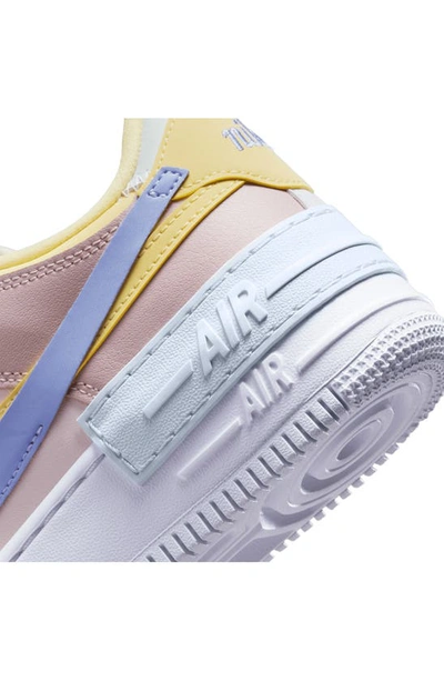 Shop Nike Air Force 1 Shadow Sneaker In Pink/ Lemon Wash/ Thistle