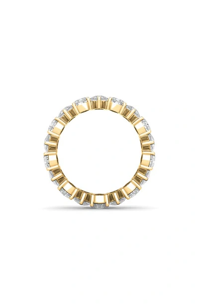 Shop Hautecarat Alternating Pear Lab Created Diamond Eternity Ring In 18k Yellow Gold